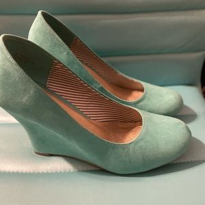Cato wedges teal